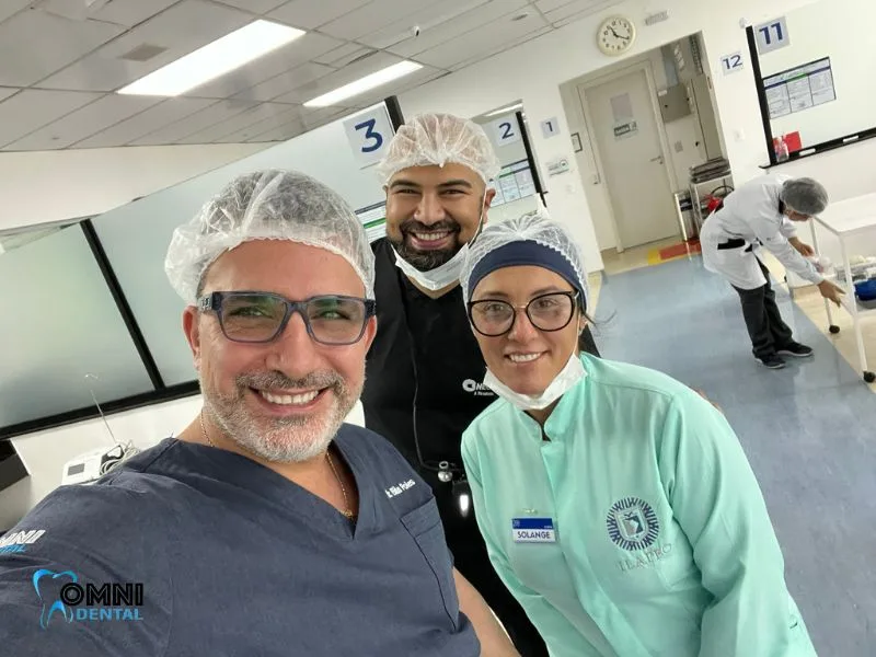 Photo with international dental colleagues