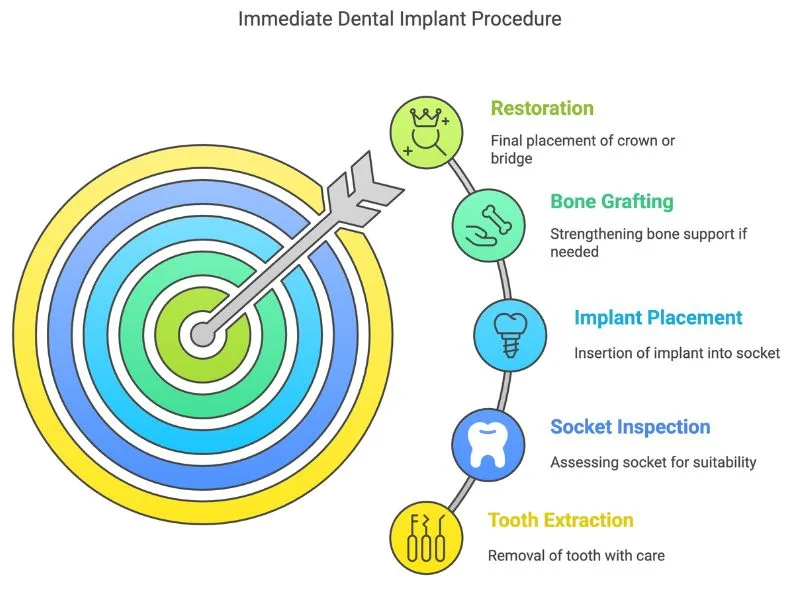 The Procedure of Immediate Dental Implants