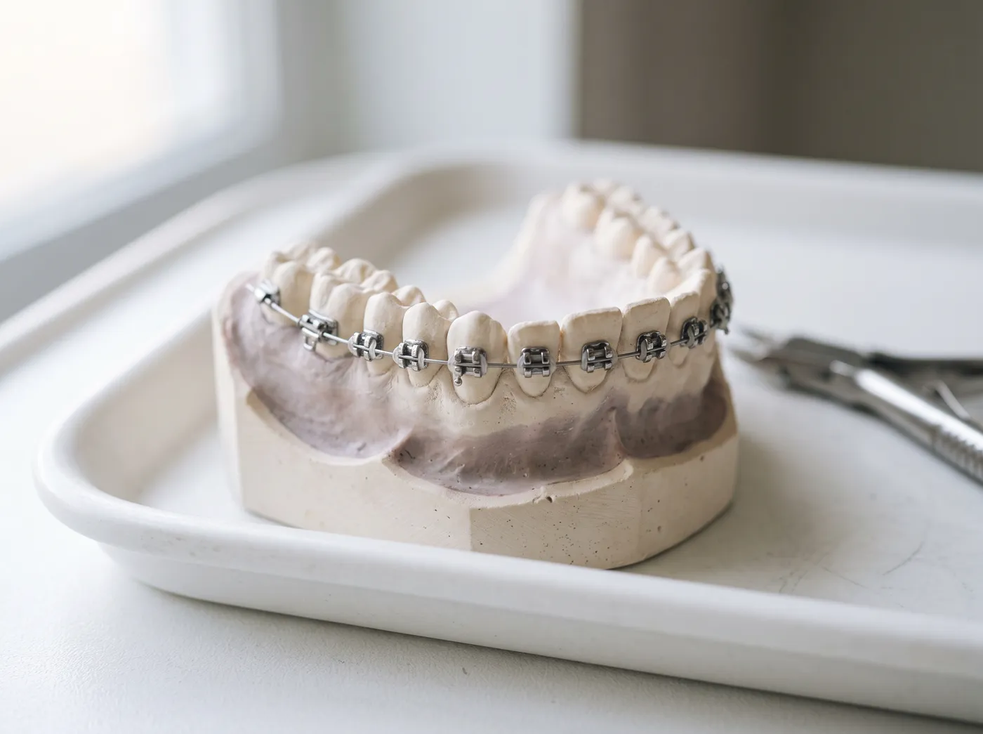Braces teen patient at Omni Dental in Arlington Heights, IL