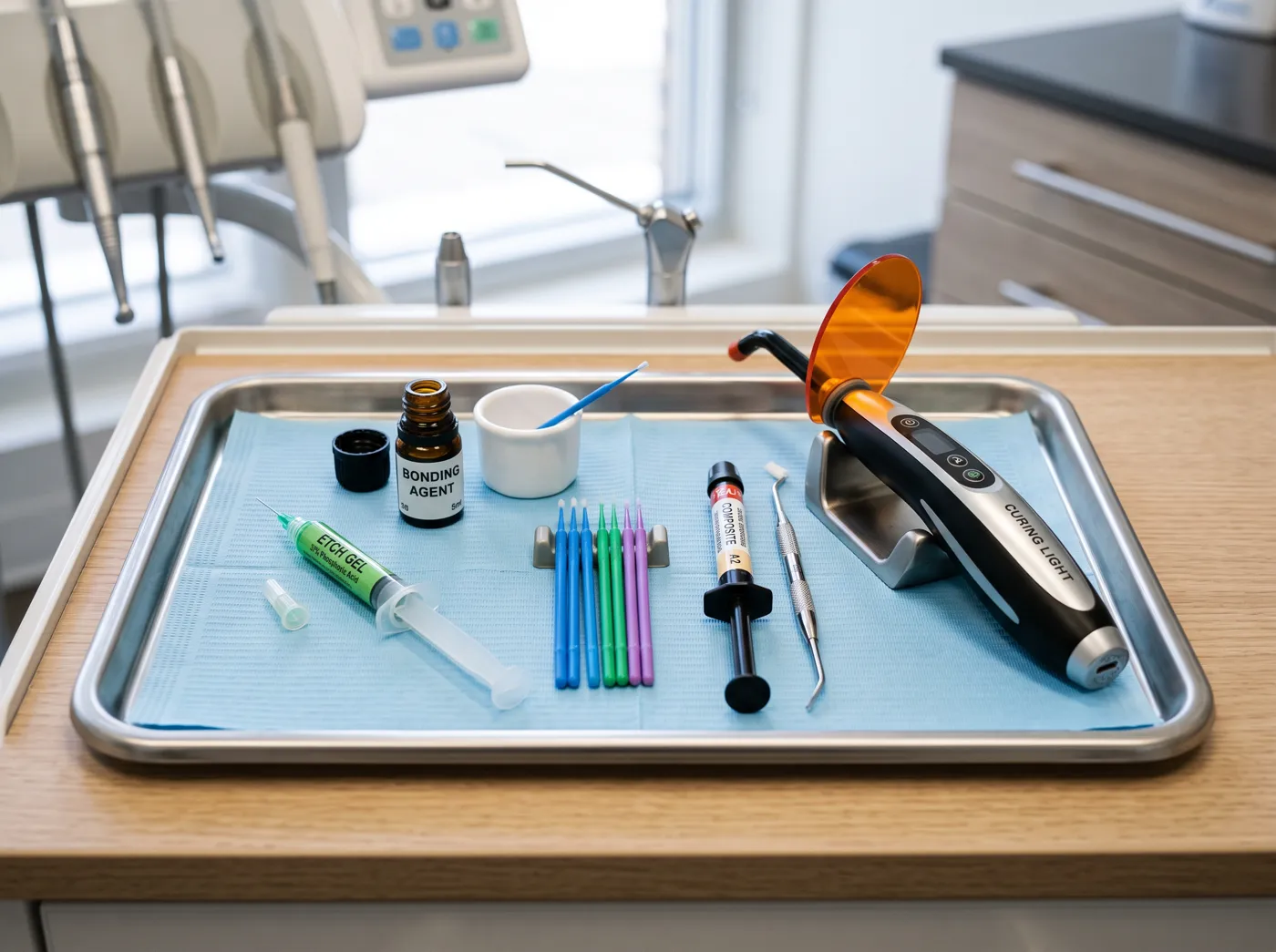 What happens during the bonding dental procedure at Omni Dental in Arlington Heights, IL