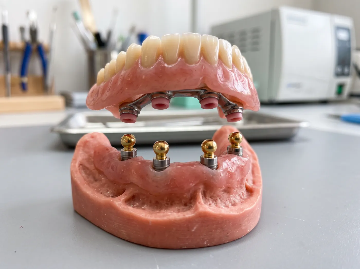 What exactly are snap in dentures and how do they work at Omni Dental in Arlington Heights, IL