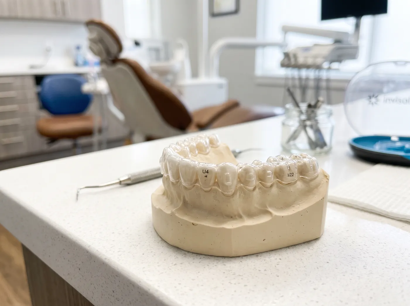Clear aligner patient at Omni Dental in Arlington Heights, IL