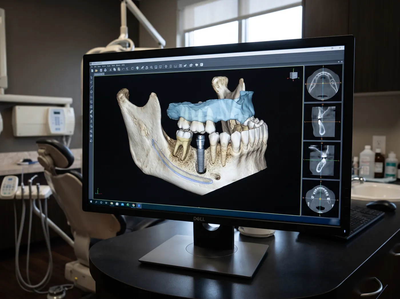 Implant 3d scan review at Omni Dental in Arlington Heights, IL