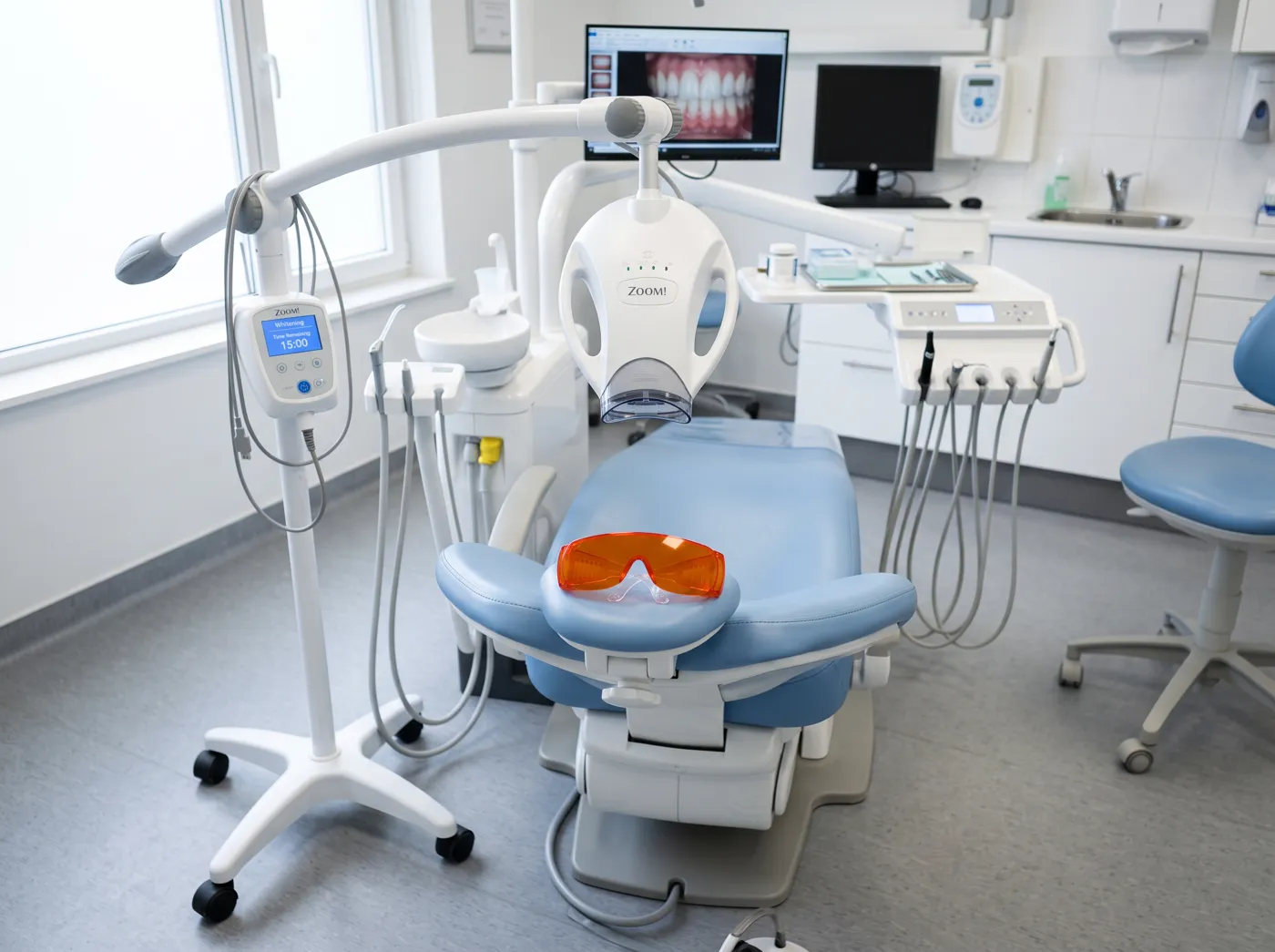 In office teeth whitening patient at Omni Dental in Arlington Heights, IL