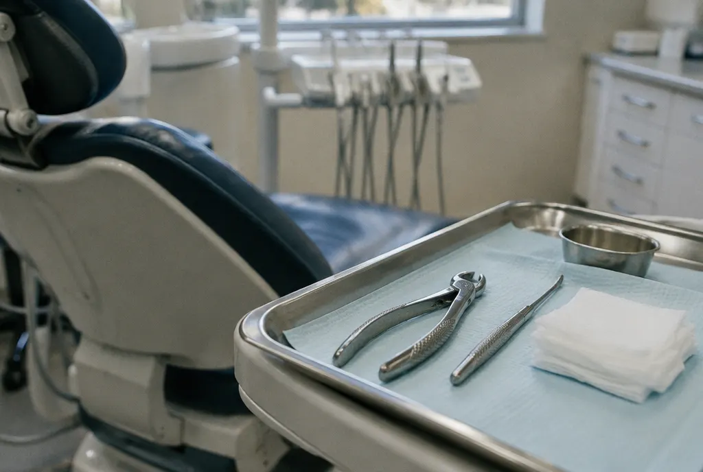 Can a dentist pull a rotten, broken tooth (areas), Arlington Heights, IL