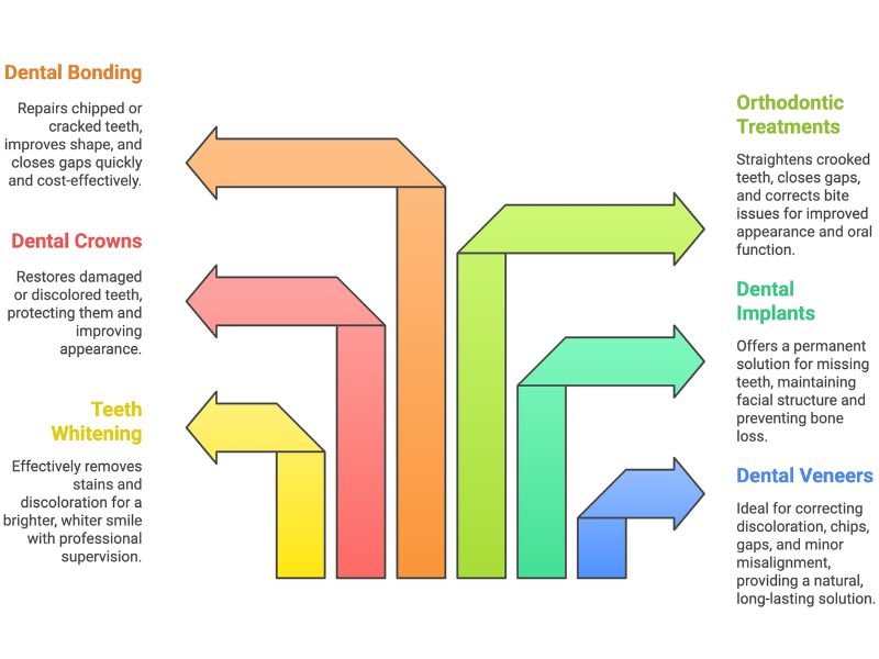 Types of Esthetic Dental Treatments